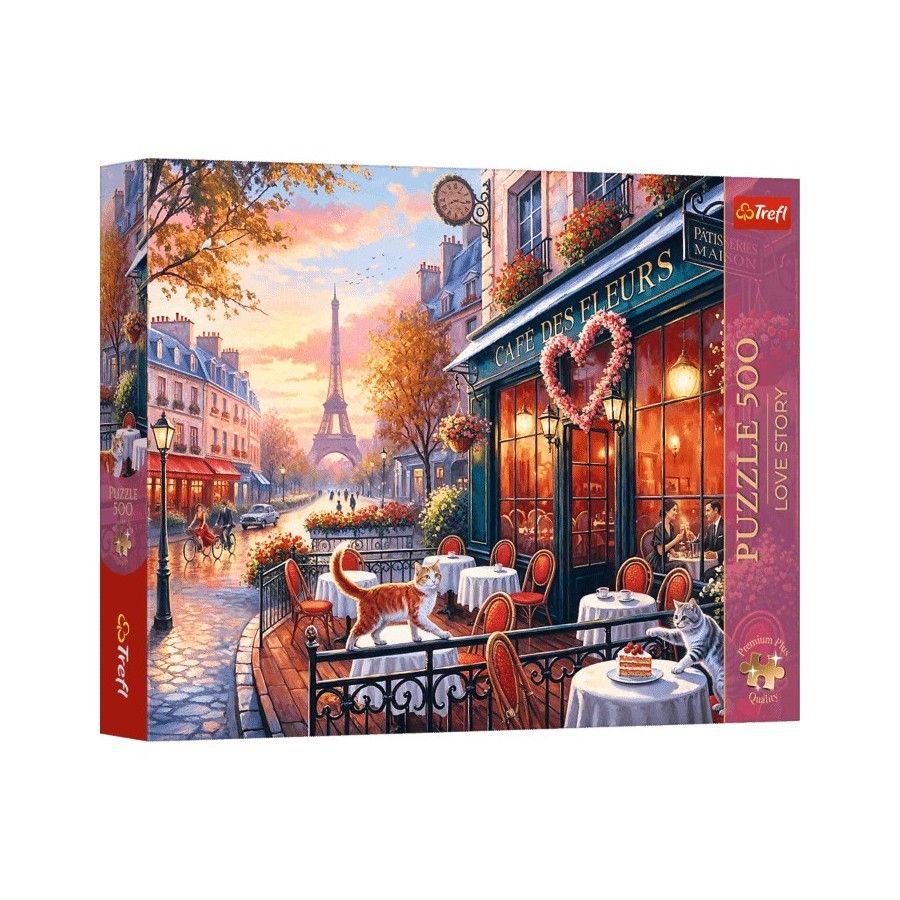 Trefl Puzzle 500el. Premium Plus Love Story Miłość w Paryżu