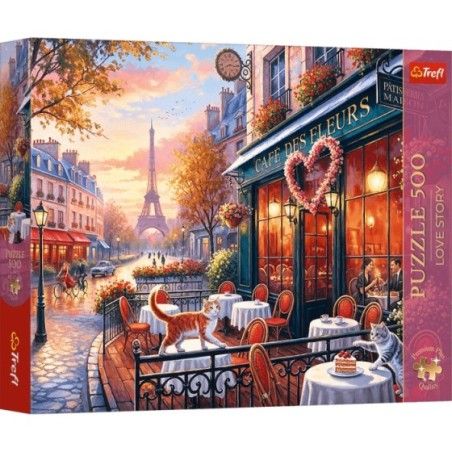 Trefl Puzzle 500el. Premium Plus Love Story Miłość w Paryżu