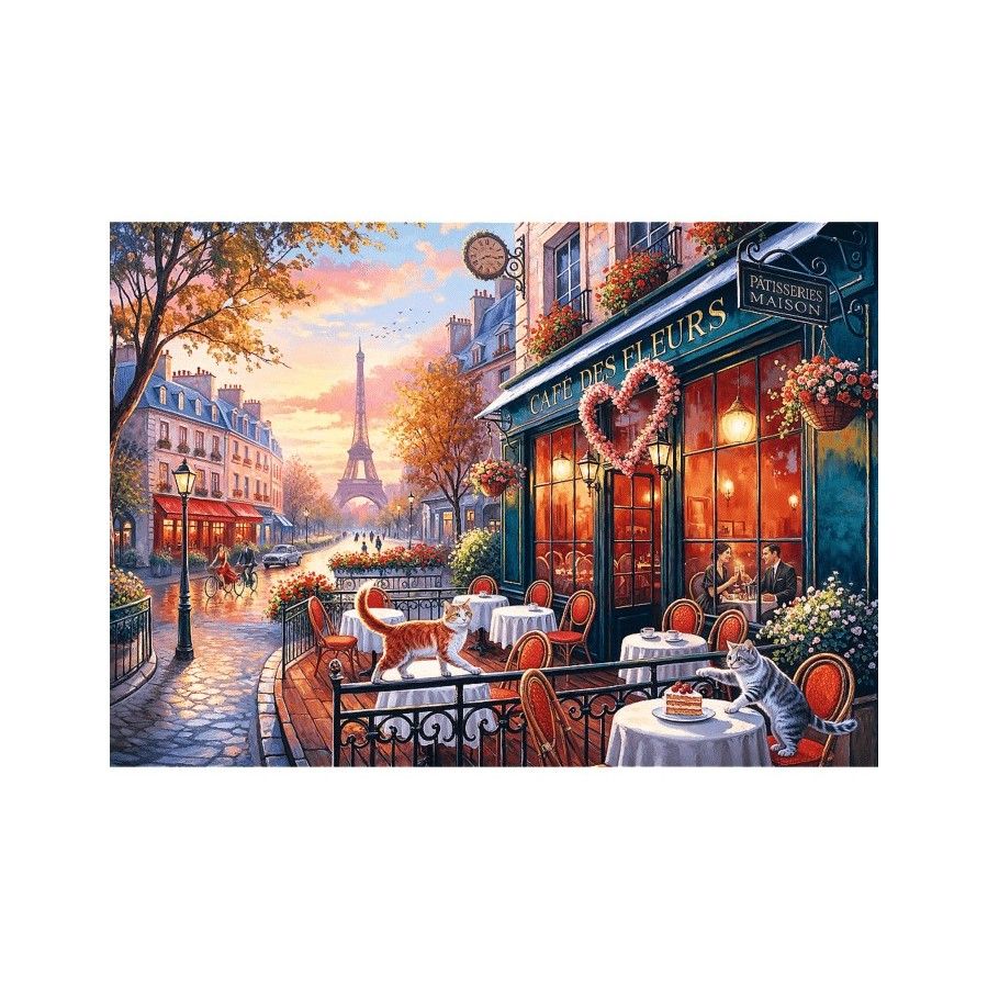 Trefl Puzzle 500el. Premium Plus Love Story Miłość w Paryżu