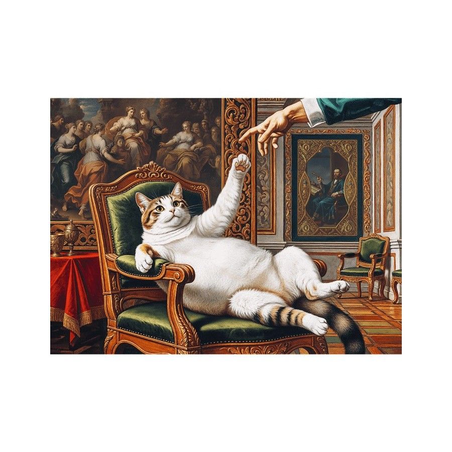 Trefl Puzzle 500el. Trefl Premium Plus Pets as Art Jego Puszysta Wysokość