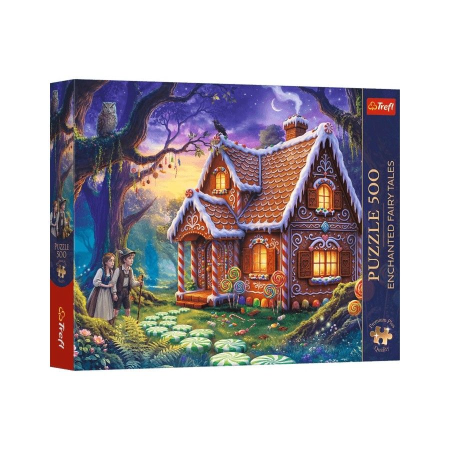 Trefl Puzzle 500el. Premium Plus Enchanted Fairy Tales Jaś i Małgosia