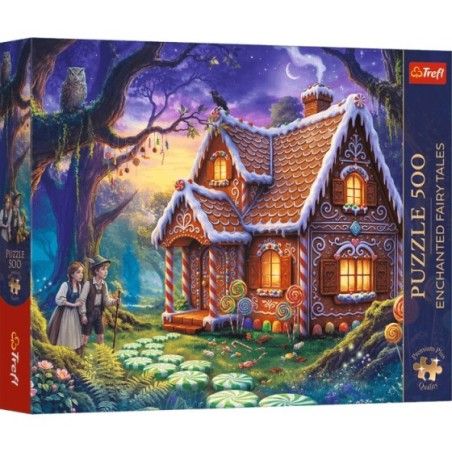 Trefl Puzzle 500el. Premium Plus Enchanted Fairy Tales Jaś i Małgosia