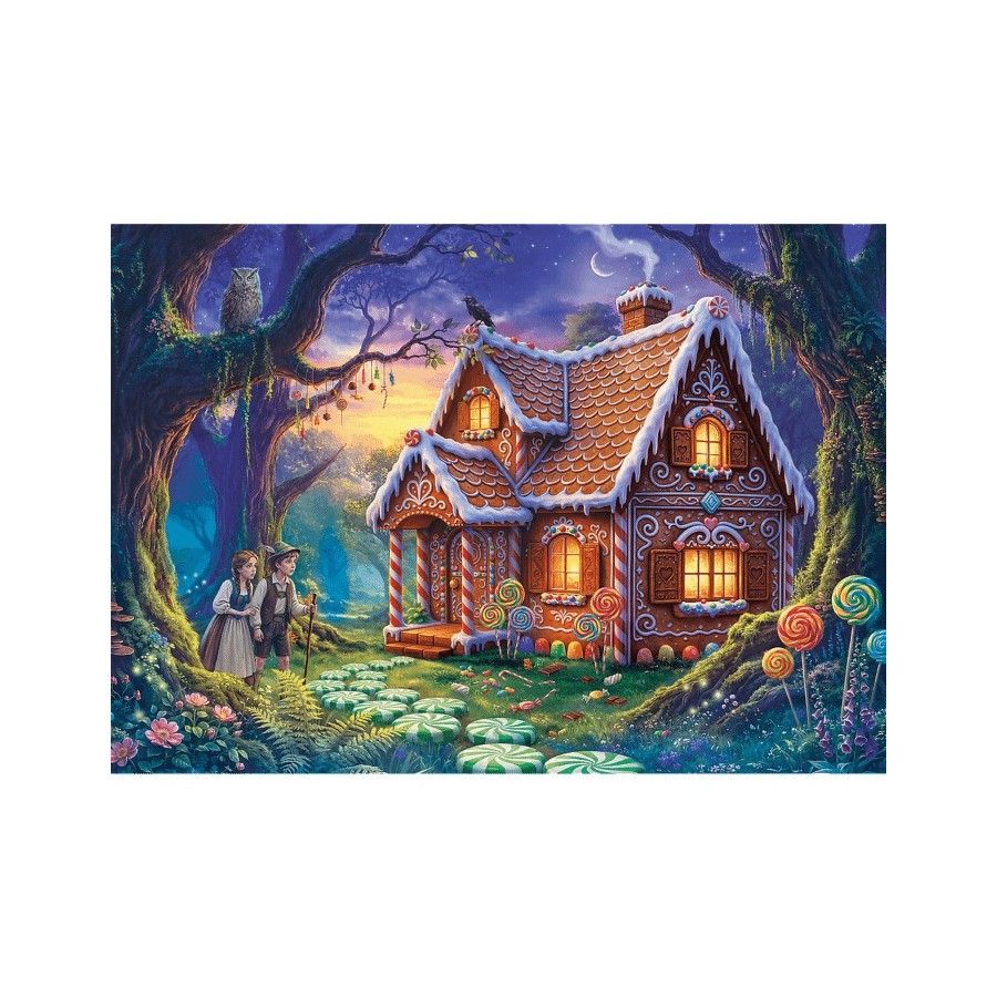 Trefl Puzzle 500el. Premium Plus Enchanted Fairy Tales Jaś i Małgosia