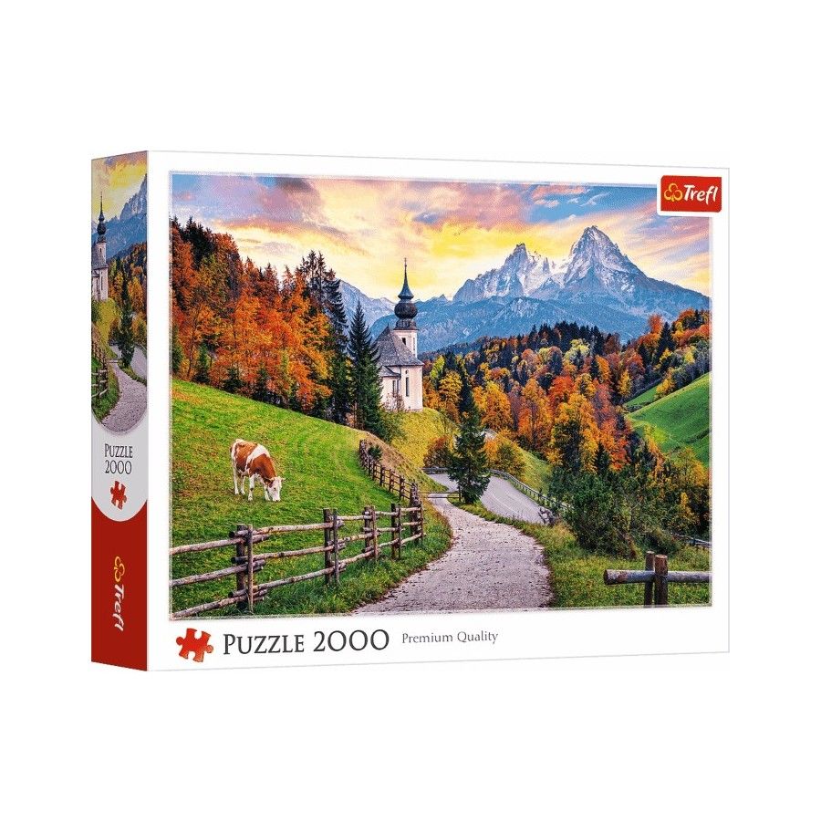 Trefl Puzzle 2000el. Bawarskie Alpy Jesienią