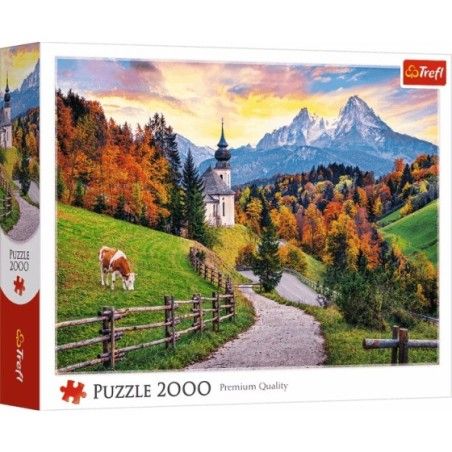 Trefl Puzzle 2000el. Bawarskie Alpy Jesienią