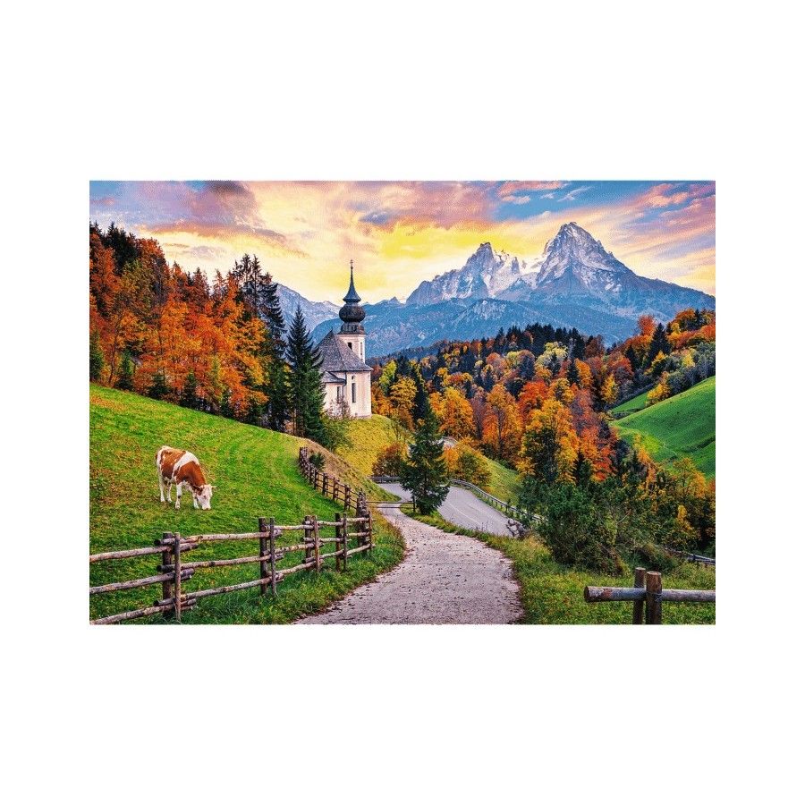 Trefl Puzzle 2000el. Bawarskie Alpy Jesienią