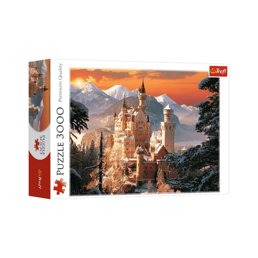 Trefl Puzzle 3000el. Niemcy Zimowy zamek Neuschwanstein
