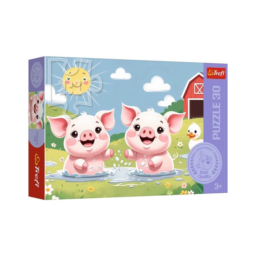 Trefl Puzzle 30el. Wesołe życie na wsi