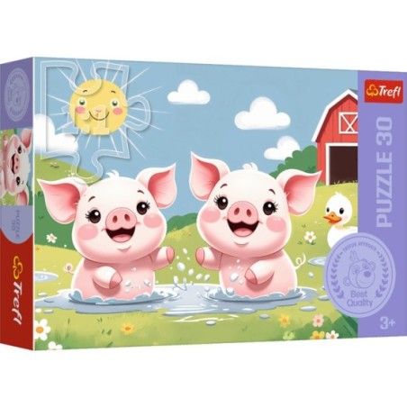Trefl Puzzle 30el. Wesołe życie na wsi