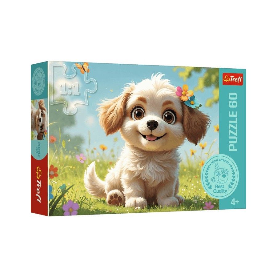 Trefl Puzzle 60el. Szczeniaczkiem być !