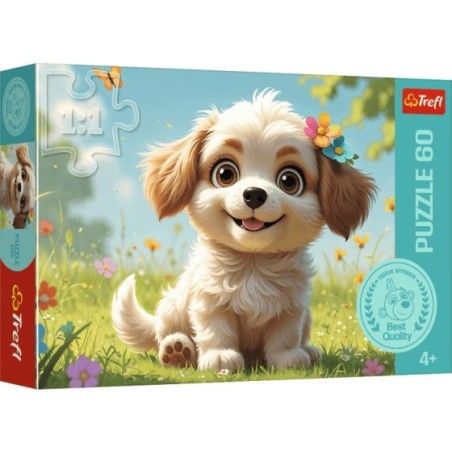 Trefl Puzzle 60el. Szczeniaczkiem być !