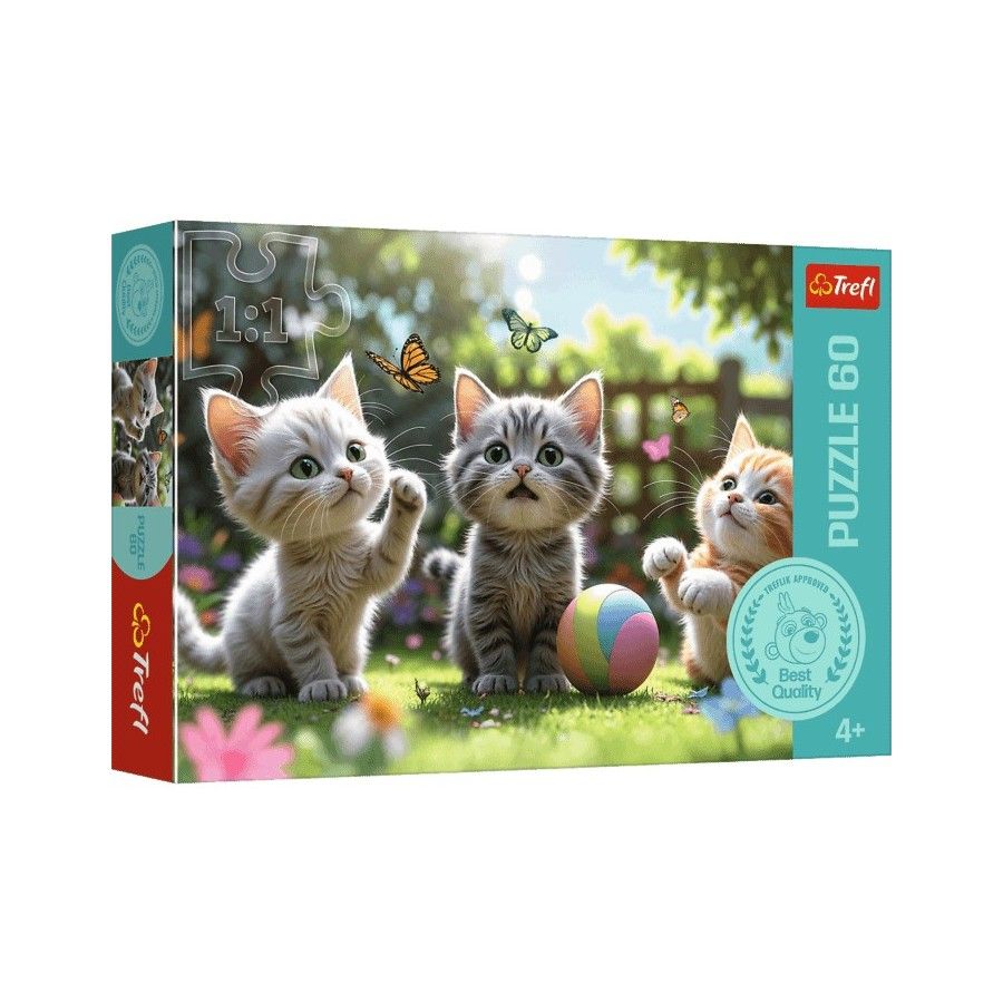 Trefl Puzzle 60el. Trzy kociaki