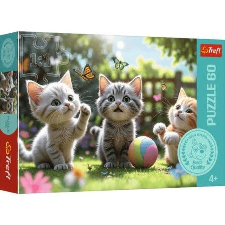 Trefl Puzzle 60el. Trzy kociaki
