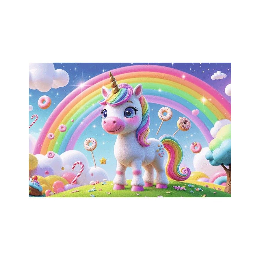 Trefl Puzzle 60el. Cukierkowy świat
