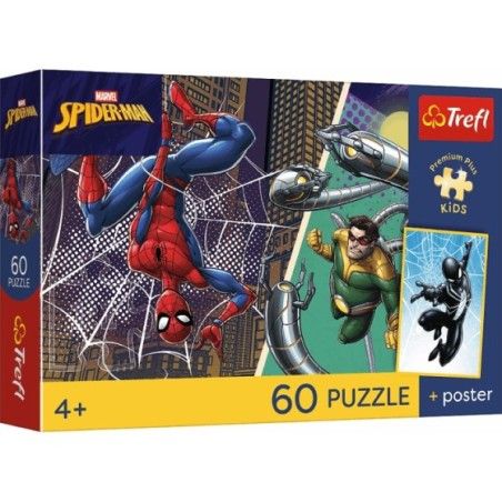 Trefl Puzzle 60el. Premium Plus Kids Superbohaterski dzień