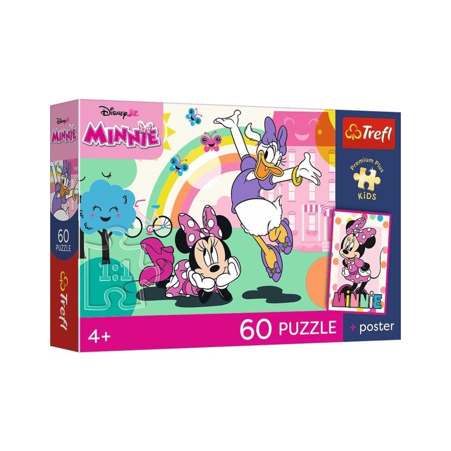 Trefl Puzzle 60el. Premium Plus Kids -Uśmiech Minnie