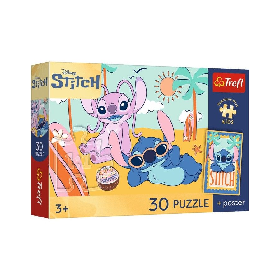 Trefl Puzzle 30el. Premium Plus Kids Uśmiech Stitcha