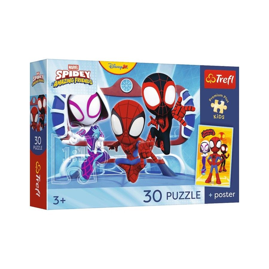 Trefl Puzzle 30el. Premium Plus Kids Spidey w akcji