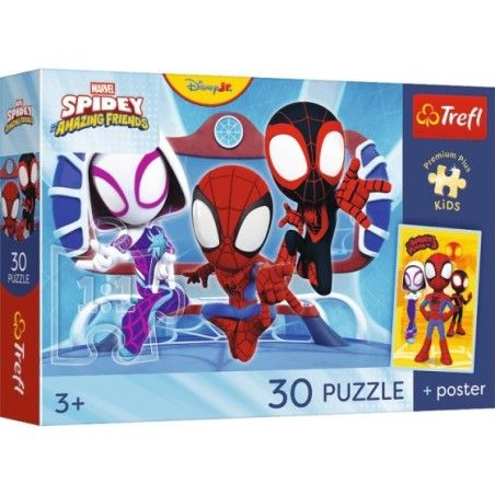 Trefl Puzzle 30el. Premium Plus Kids Spidey w akcji