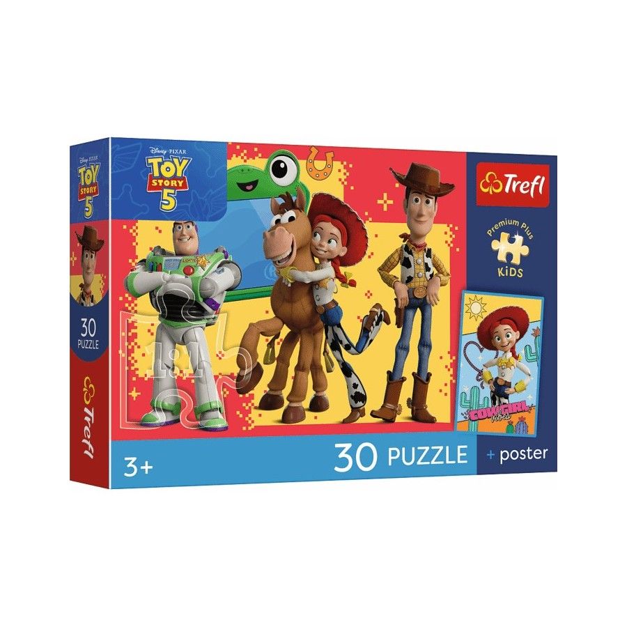 Trefl Puzzle 30el. Premium Plus Kids Przygody zabawek