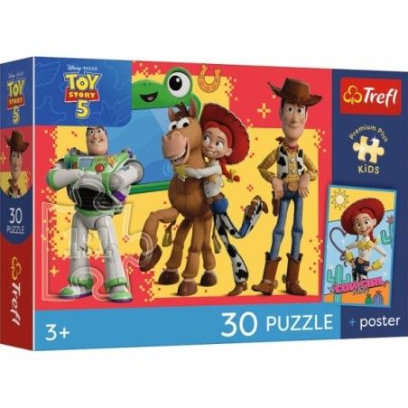 Trefl Puzzle 30el. Premium Plus Kids Przygody zabawek
