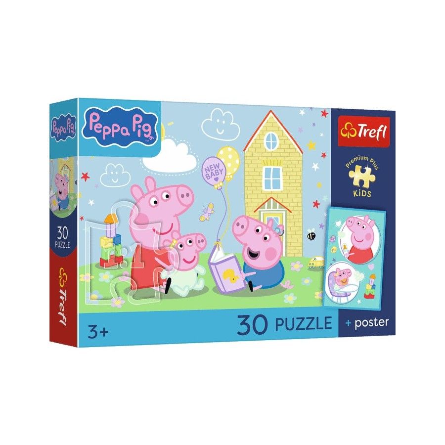 Trefl Puzzle 30el. Premium Plus Kids Peppa ma plan