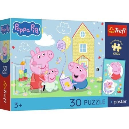 Trefl Puzzle 30el. Premium Plus Kids Peppa ma plan