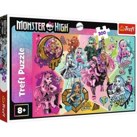 Trefl Puzzle 300el. Monster High Zombie górą!