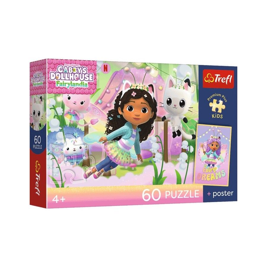 Trefl Puzzle 60el. Premium Plus Kids Gabi i kocie przygody