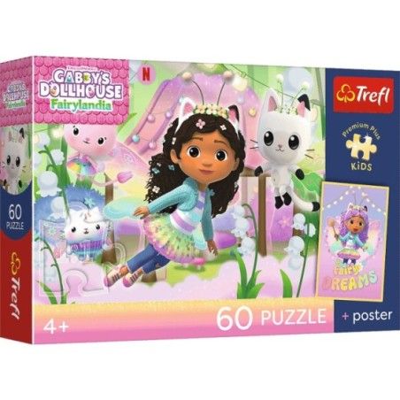 Trefl Puzzle 60el. Premium Plus Kids Gabi i kocie przygody