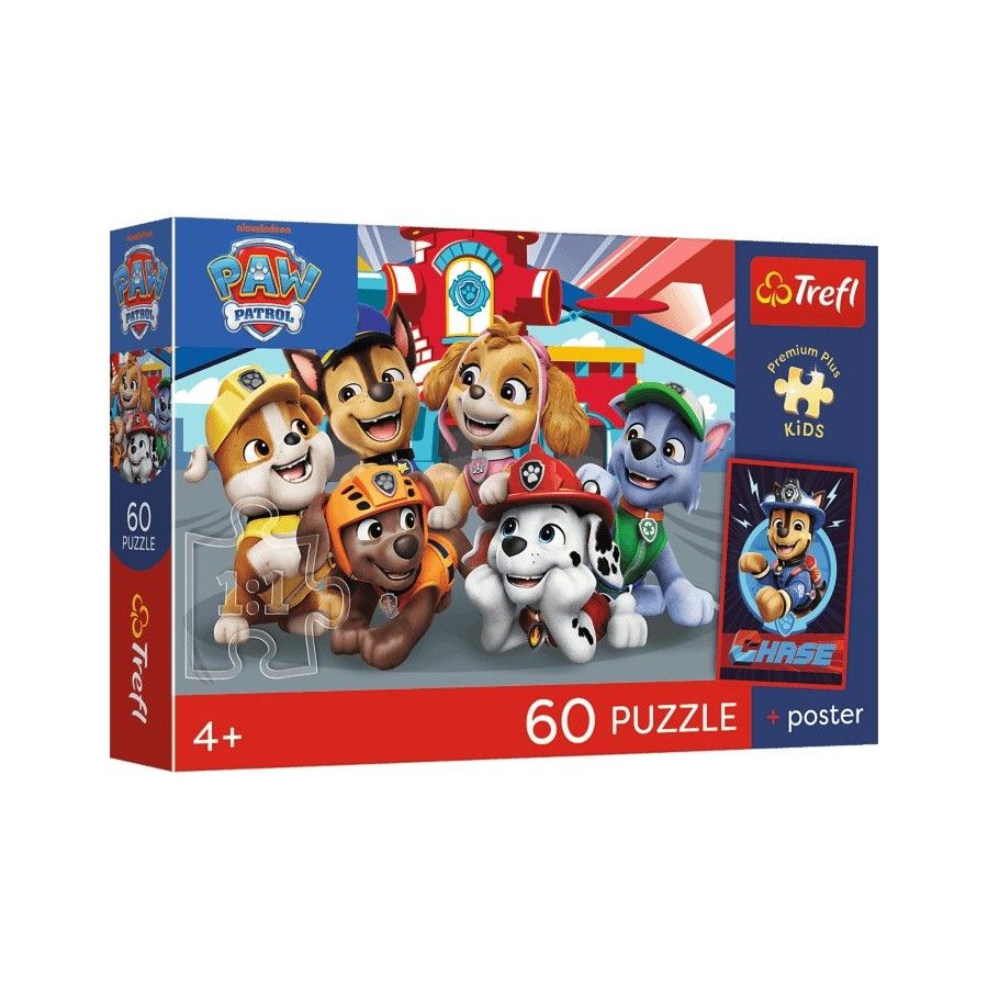 Trefl Puzzle 60el. Premium Plus Kids Psie popołudnie