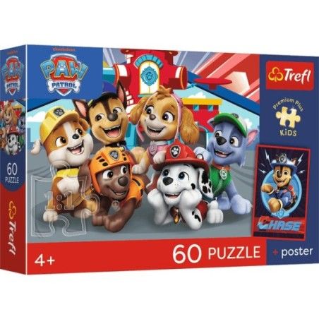 Trefl Puzzle 60el. Premium Plus Kids Psie popołudnie