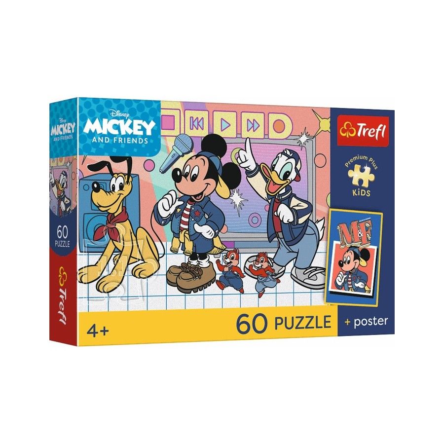 Trefl Puzzle 60el. Premium Plus Kids Mysia ekipa