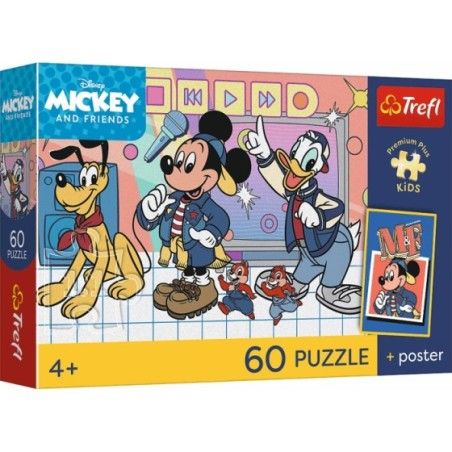 Trefl Puzzle 60el. Premium Plus Kids Mysia ekipa