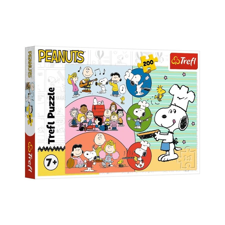 Trefl Puzzle 200el. Snoopy i przyjaciele