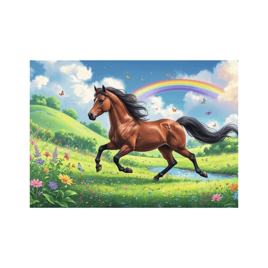 Trefl Puzzle 200el. Dostojny koń