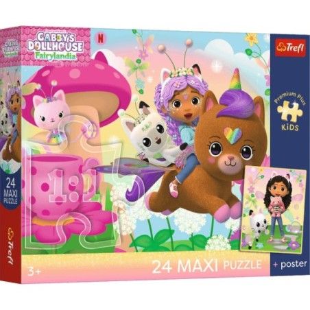 Trefl Puzzle maxi 24el. Premium Plus Kids Gabby na ratunek