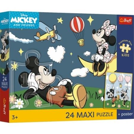 Trefl Puzzle maxi 24el. Premium Plus Kids Przyjaciele myszki