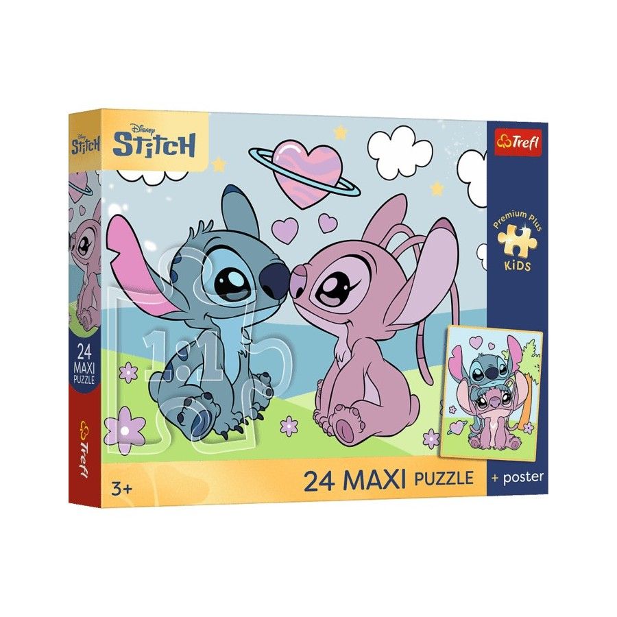 Trefl Puzzle maxi 24el. Premium Plus Kids Marzenia Lilo i Stitcha