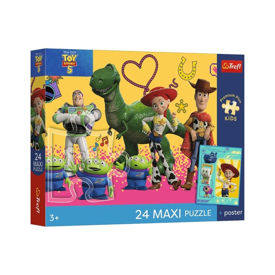 Trefl Puzzle maxi 24el. Premium Plus Kids Zabawki i przyjaciele