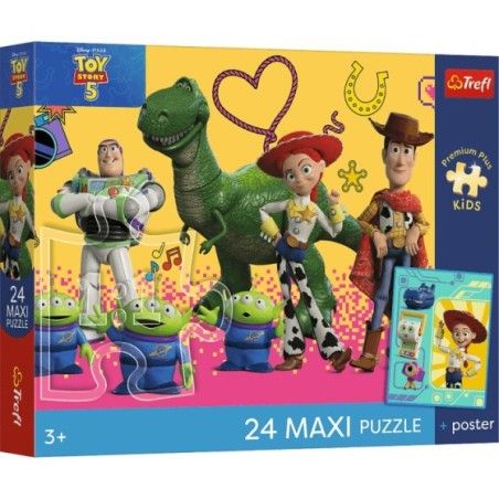Trefl Puzzle maxi 24el. Premium Plus Kids Zabawki i przyjaciele
