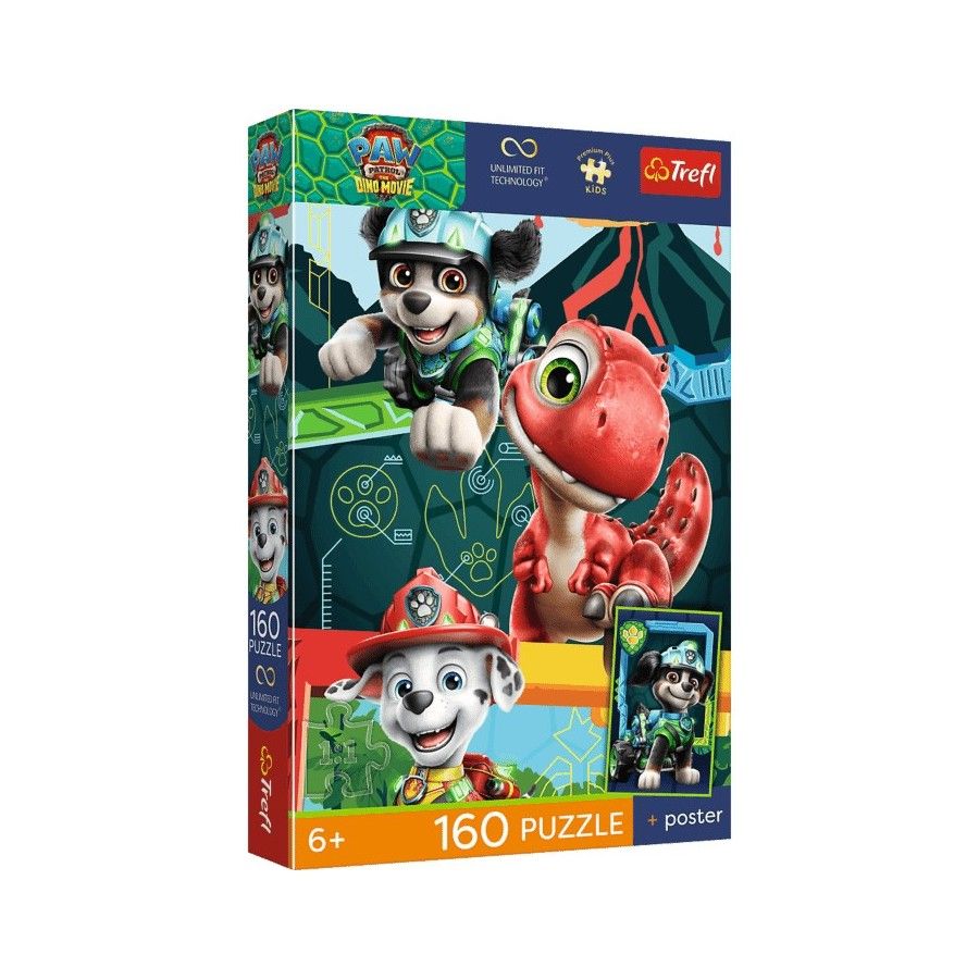Trefl Puzzle 160el. Premium Plus Kids Dinozaurowa przygoda