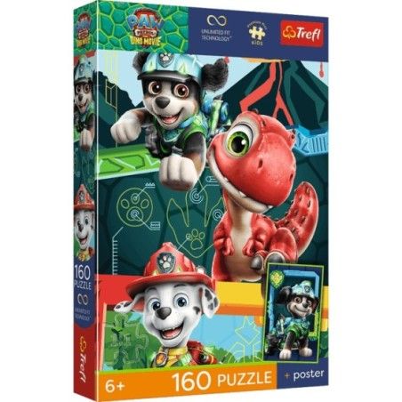 Trefl Puzzle 160el. Premium Plus Kids Dinozaurowa przygoda