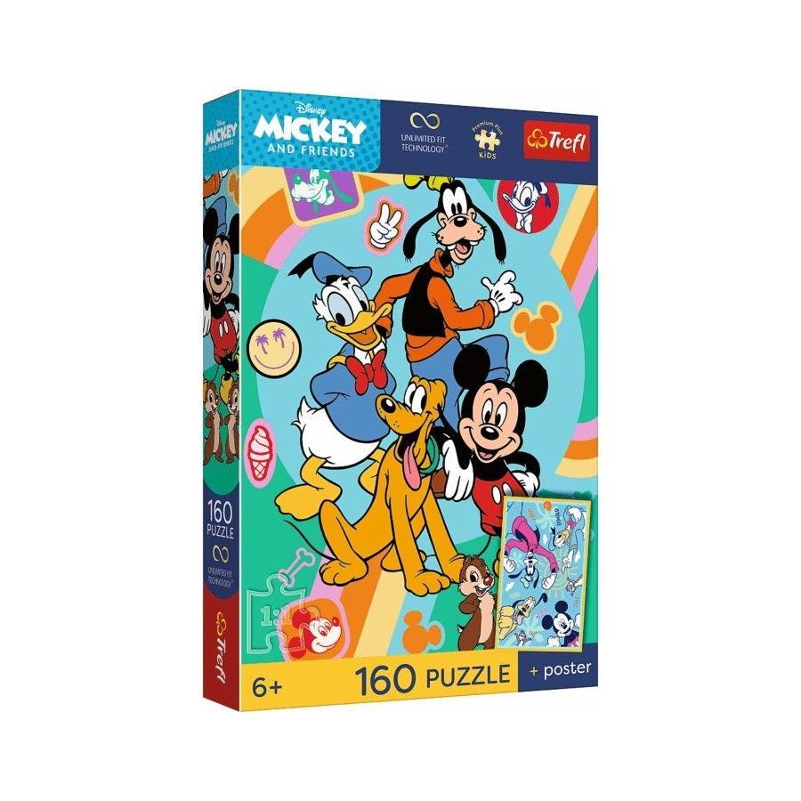 Trefl Puzzle 160el. Premium Plus Kids Mysia godzina