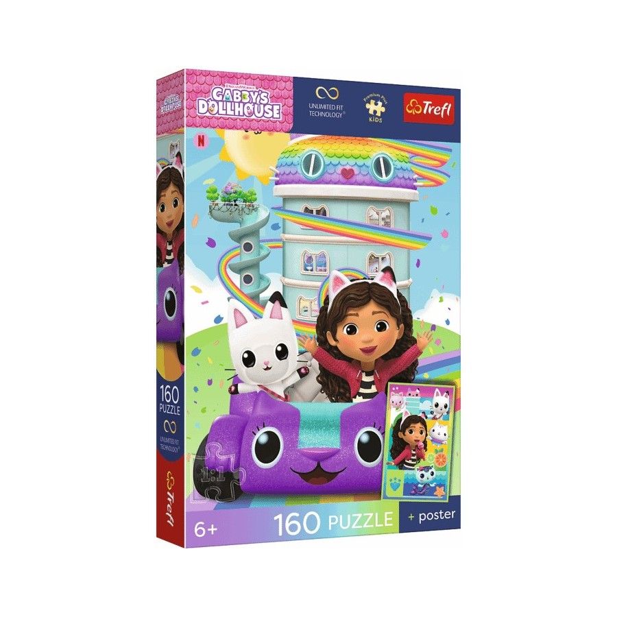 Trefl Puzzle 160el. Premium Plus Kids Piękna Gabby