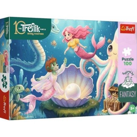 Trefl Puzzle 100el.  Inspired By Fantasy W krainie syrenek