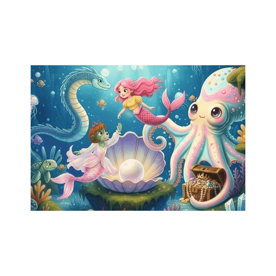 Trefl Puzzle 100el.  Inspired By Fantasy W krainie syrenek