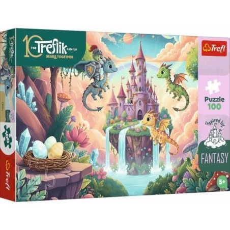 Trefl Puzzle 100el Inspired By Fantasy Rycerz Treflik i smoki