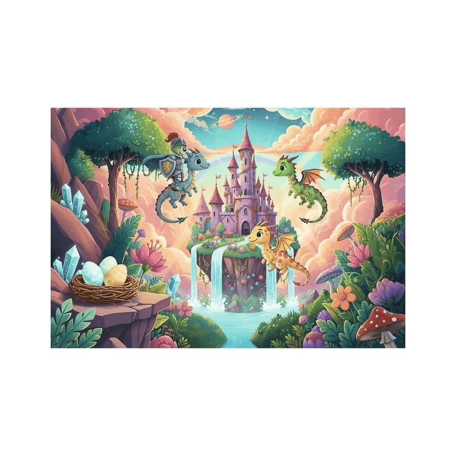 Trefl Puzzle 100el Inspired By Fantasy Rycerz Treflik i smoki