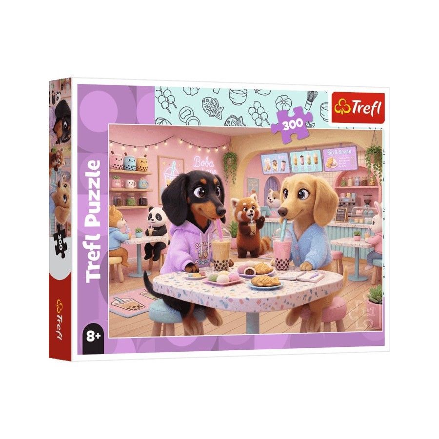 Trefl Puzzle 300el. Jamniki w kawiarni